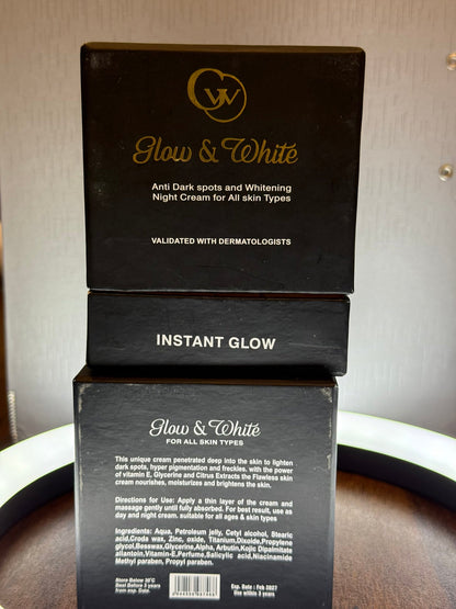 Glow & White Crème – Brightening, Hydrating & Tone Support