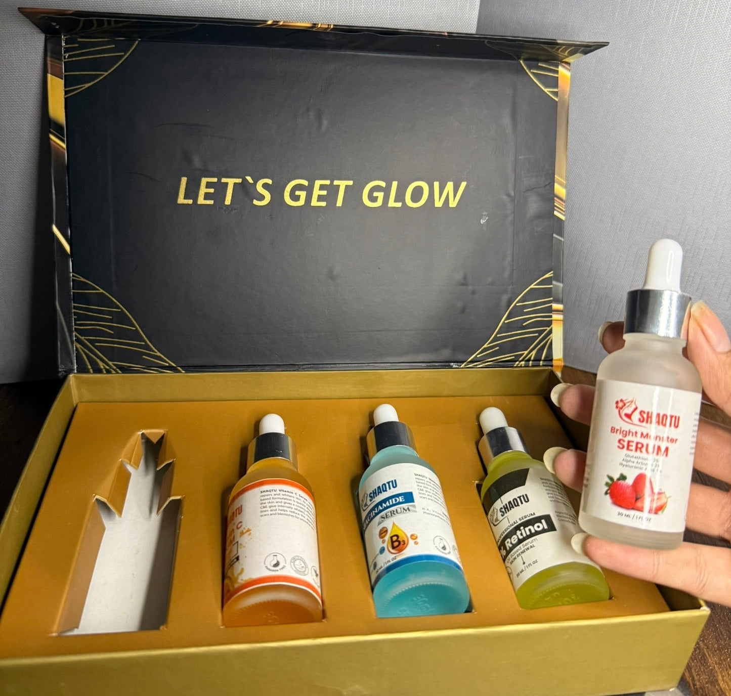 Skin Transformation Kit – 4 Serums for Brightening, Anti-Aging & Hydration