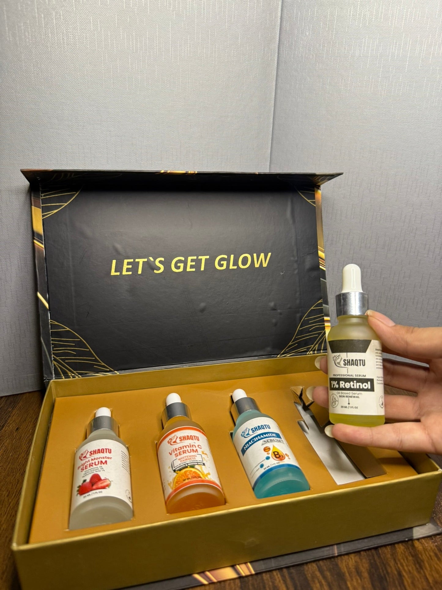 Skin Transformation Kit – 4 Serums for Brightening, Anti-Aging & Hydration